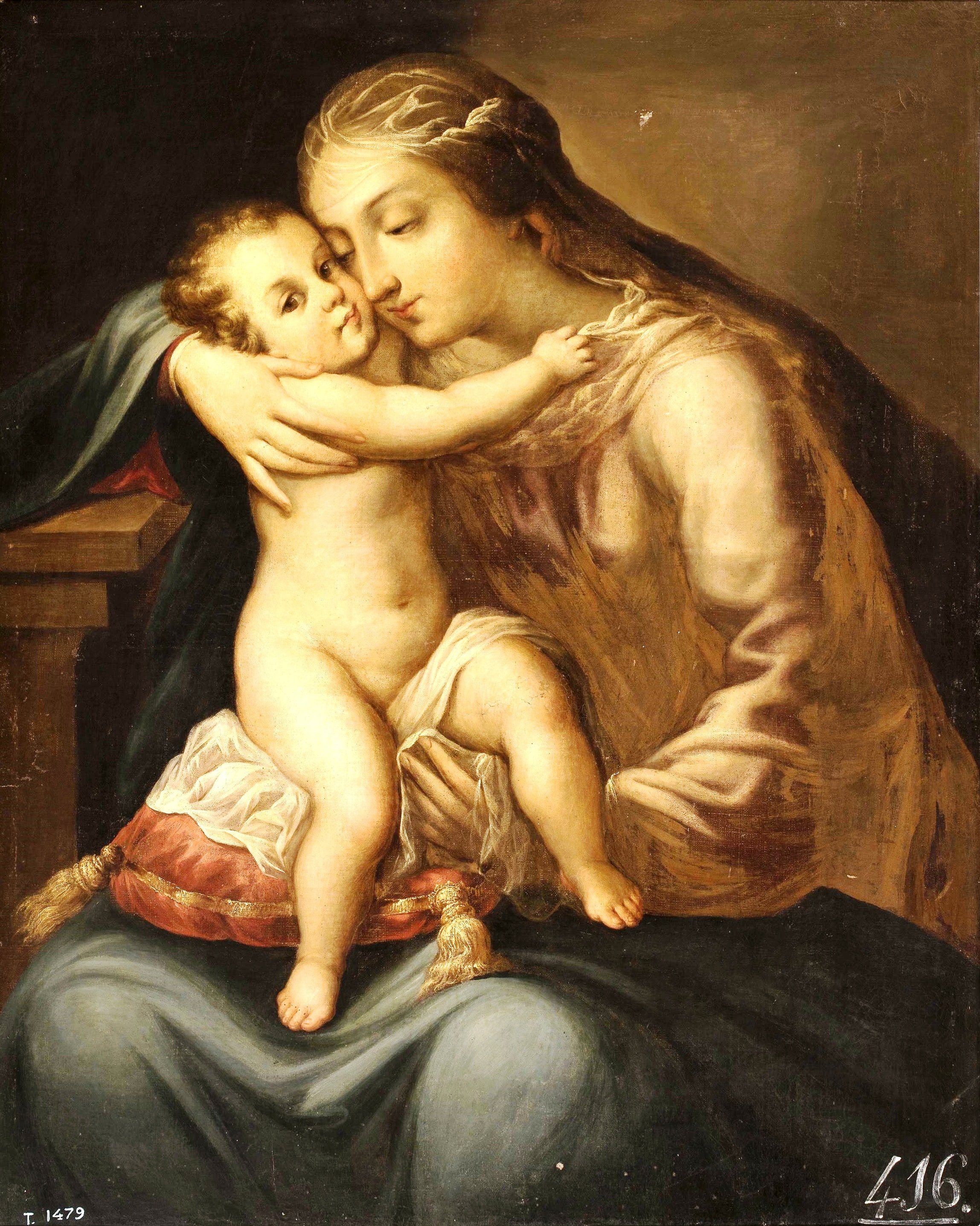 La Virgen con el Niño by Anonymous Unknown author