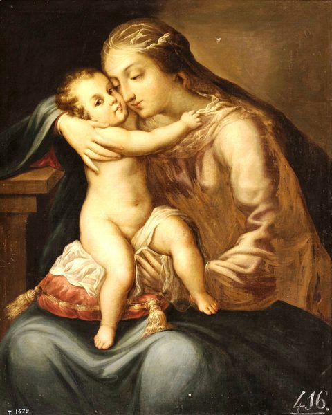 La Virgen con el Niño by Anonymous Unknown author