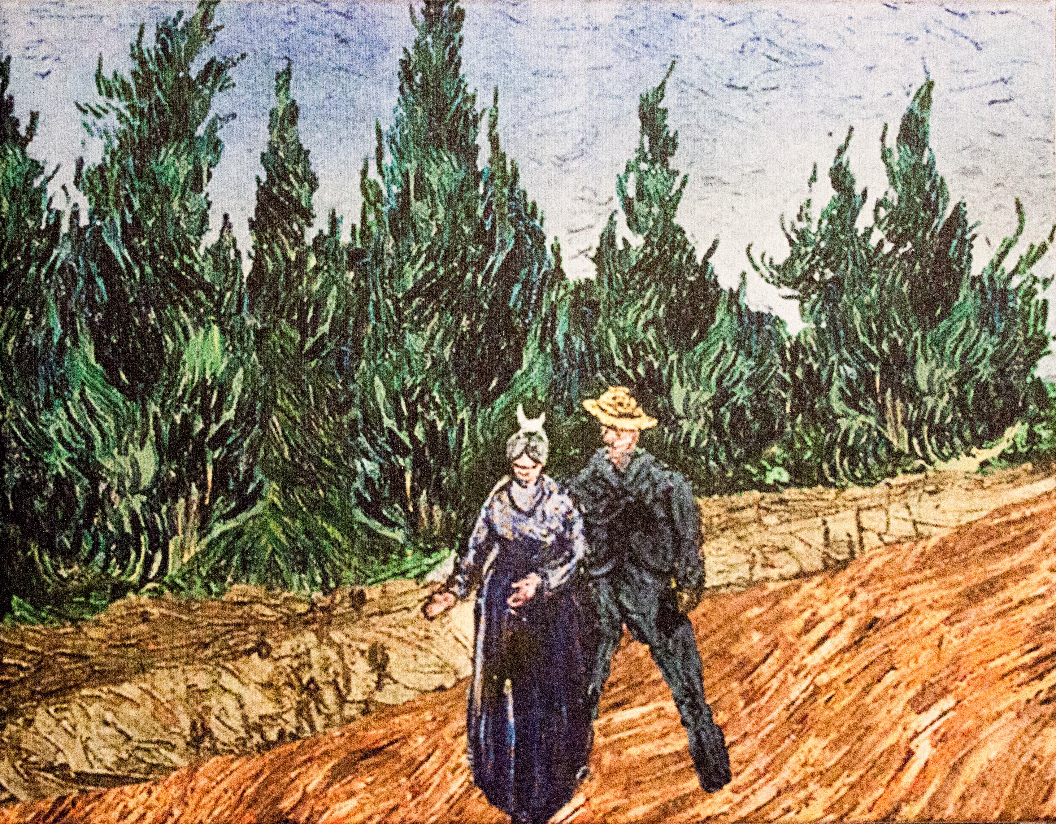 The Lovers: The Poet's Garden IV, 1888-10, by Vincent van Gogh