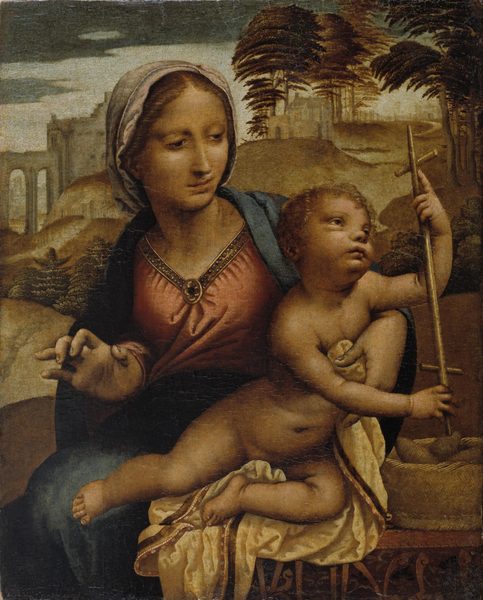 La Virgen del huso by Hernando de los Llanos