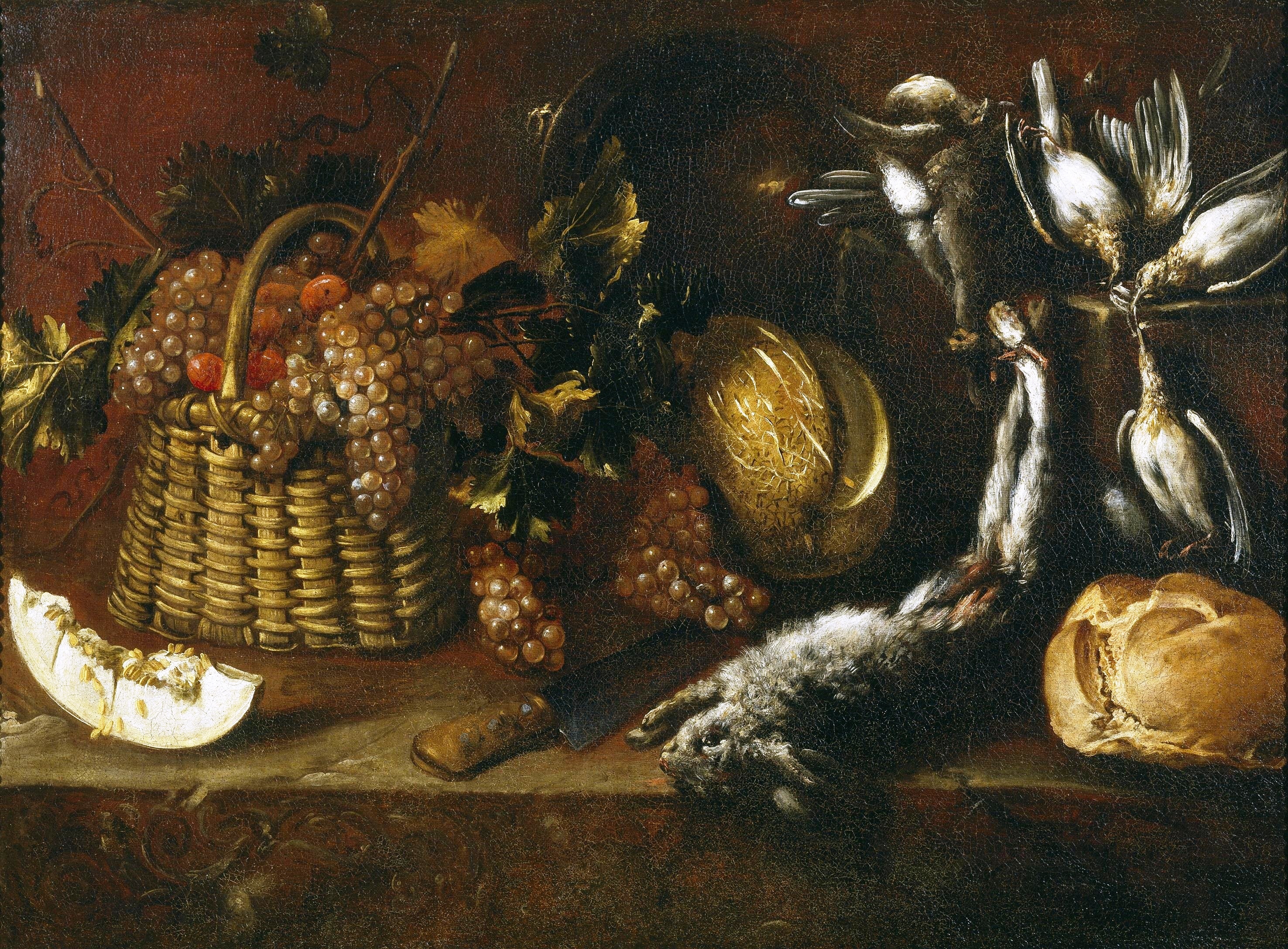Bodegón de caza y fruta by Antonio de Pereda