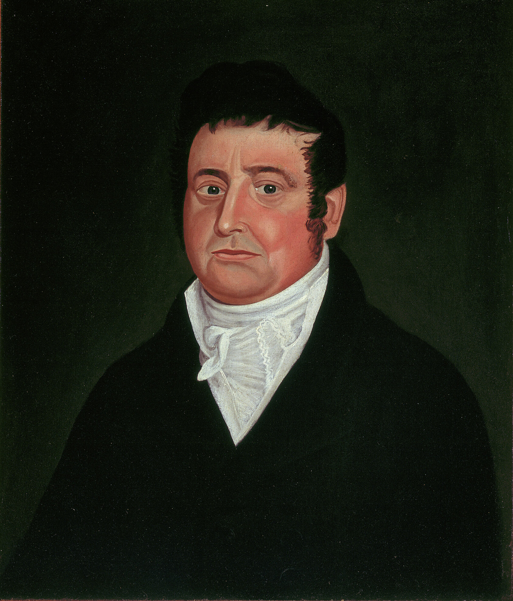 A work made of oil on canvas.
