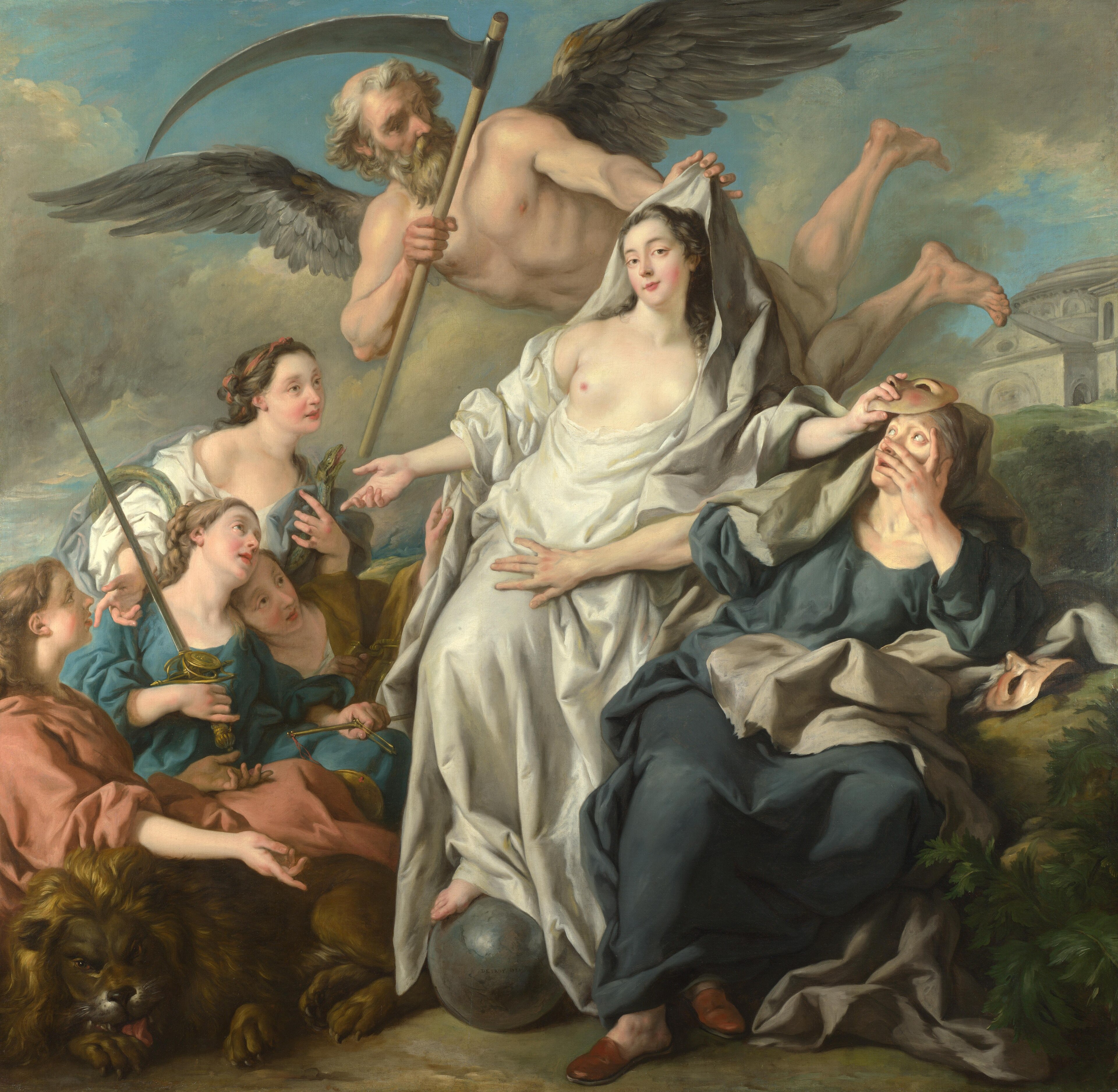 Time Unveiling Truth by Jean-François de Troy