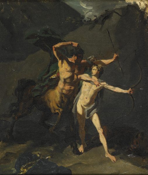 The Education of Achilles by Jean-Baptiste Regnault