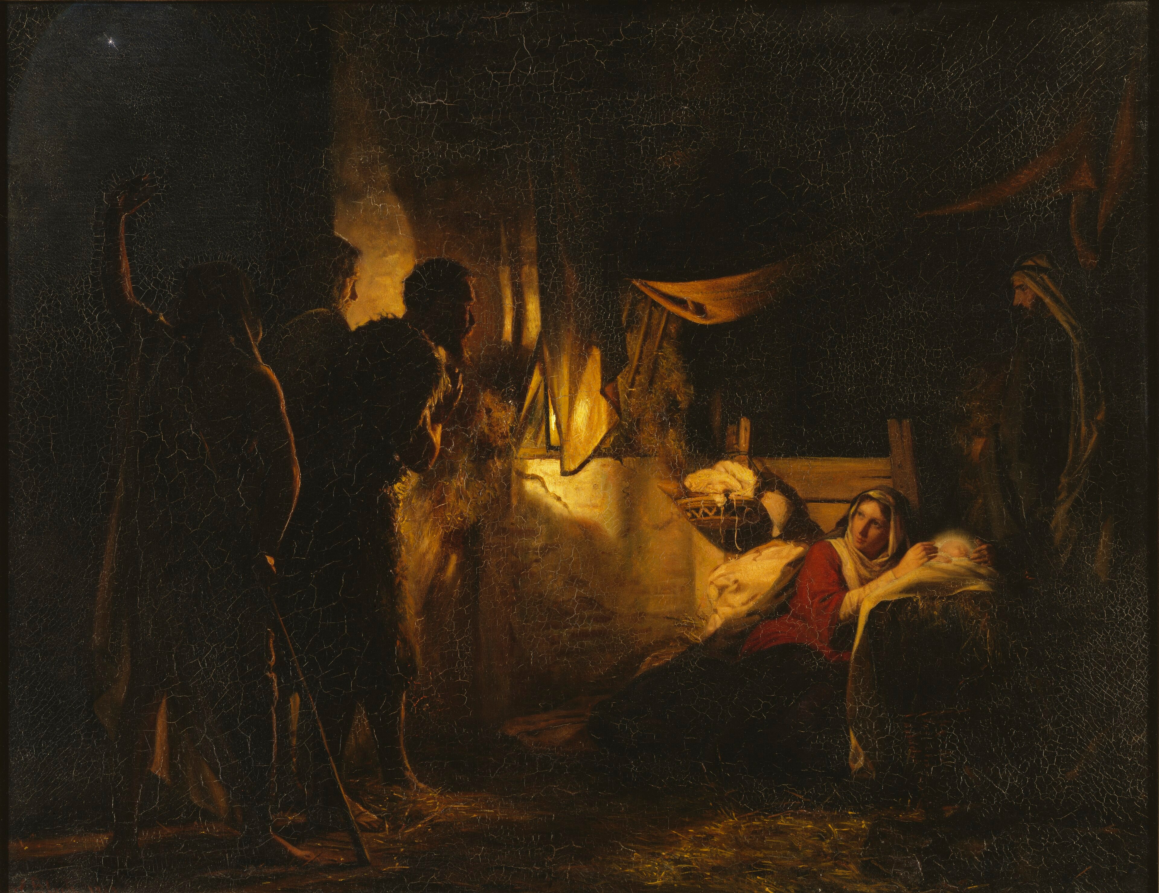 Adoration of the Shepherds by Carl Bloch
