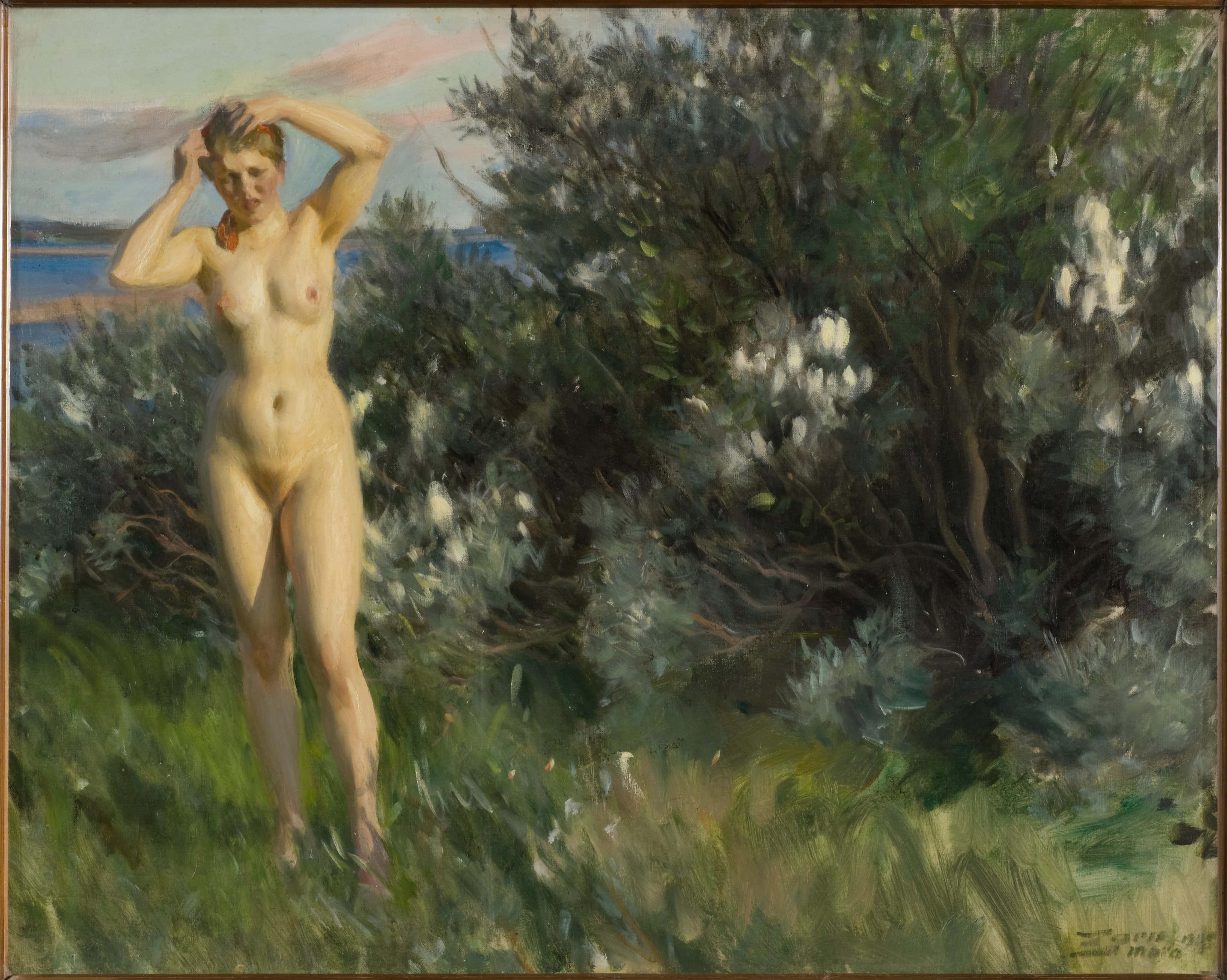 By Lake Siljan by Anders Zorn