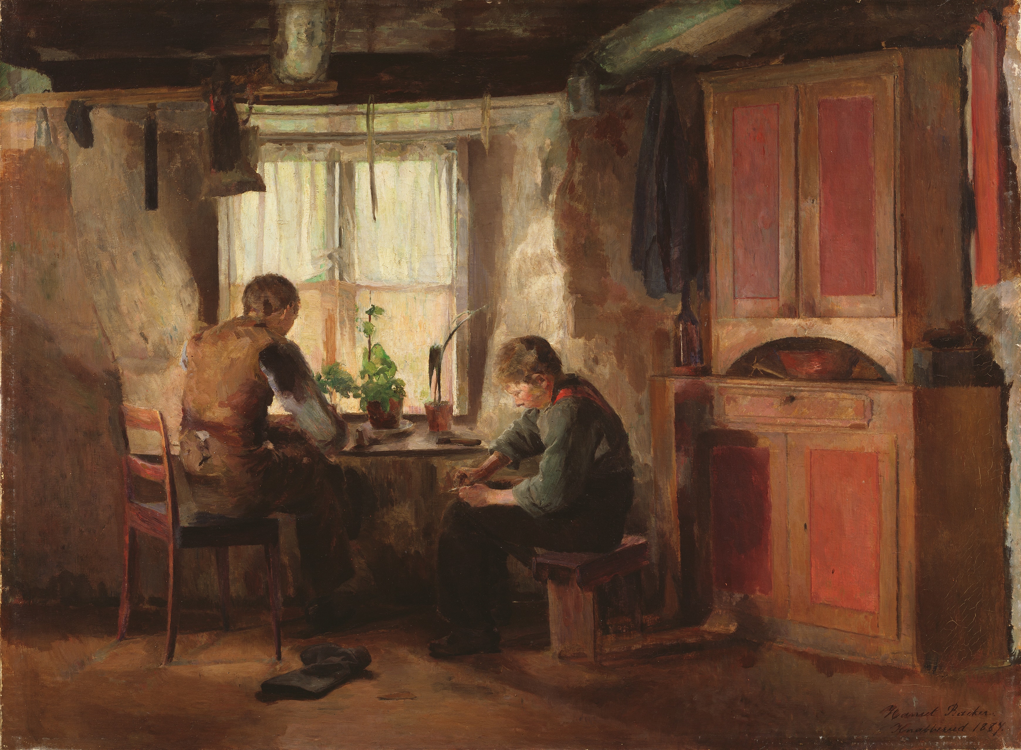 A Country Cobbler by Harriet Backer