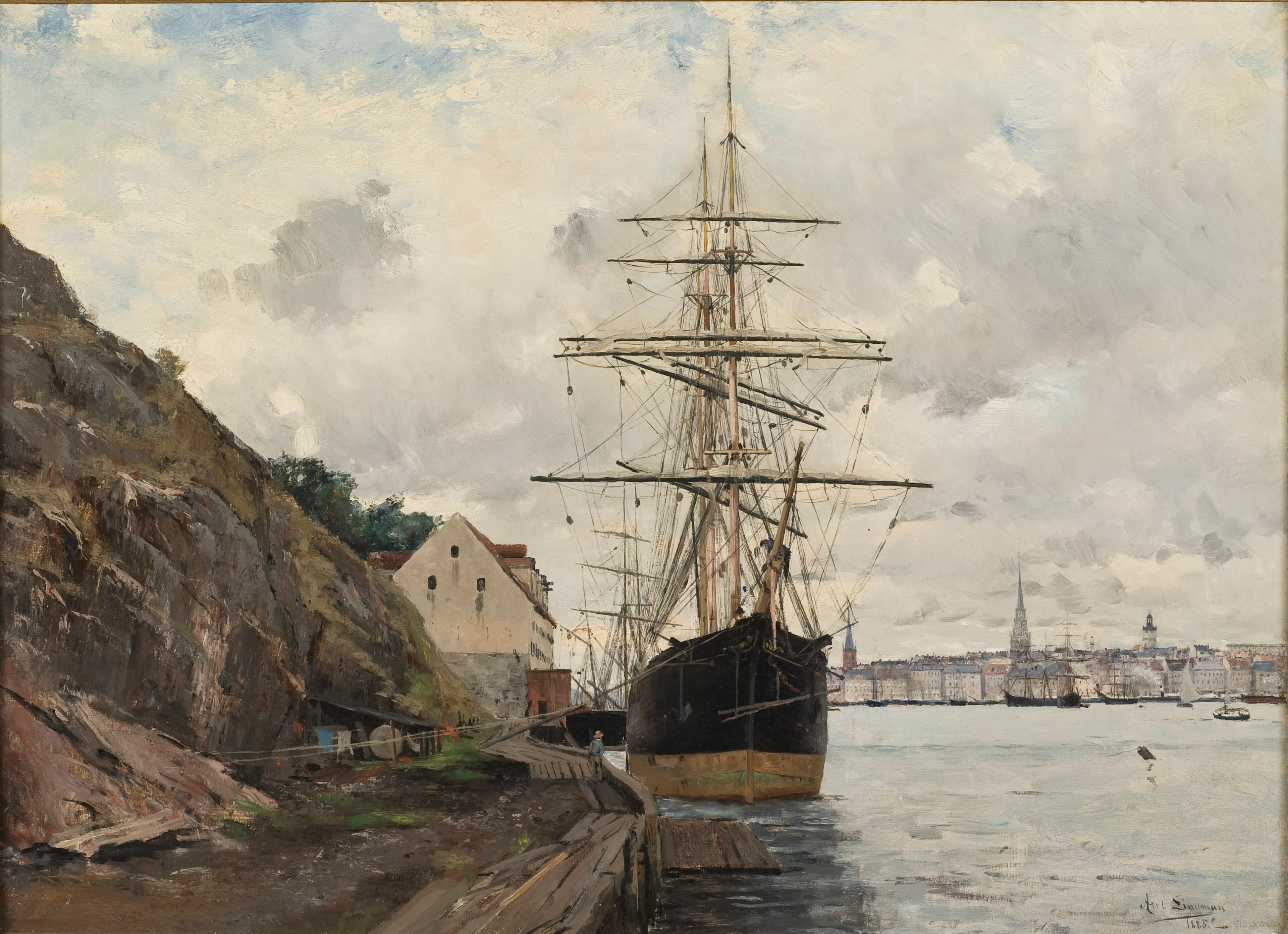 Sea Approach to Stockholm by Axel Lindman