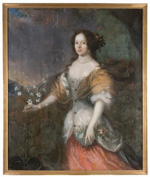 Anna Catharina Wrangel af Lindeberg (1656(?)-1724), friherrinna, g.m. friherre Christer Bonde by Martin Mytens