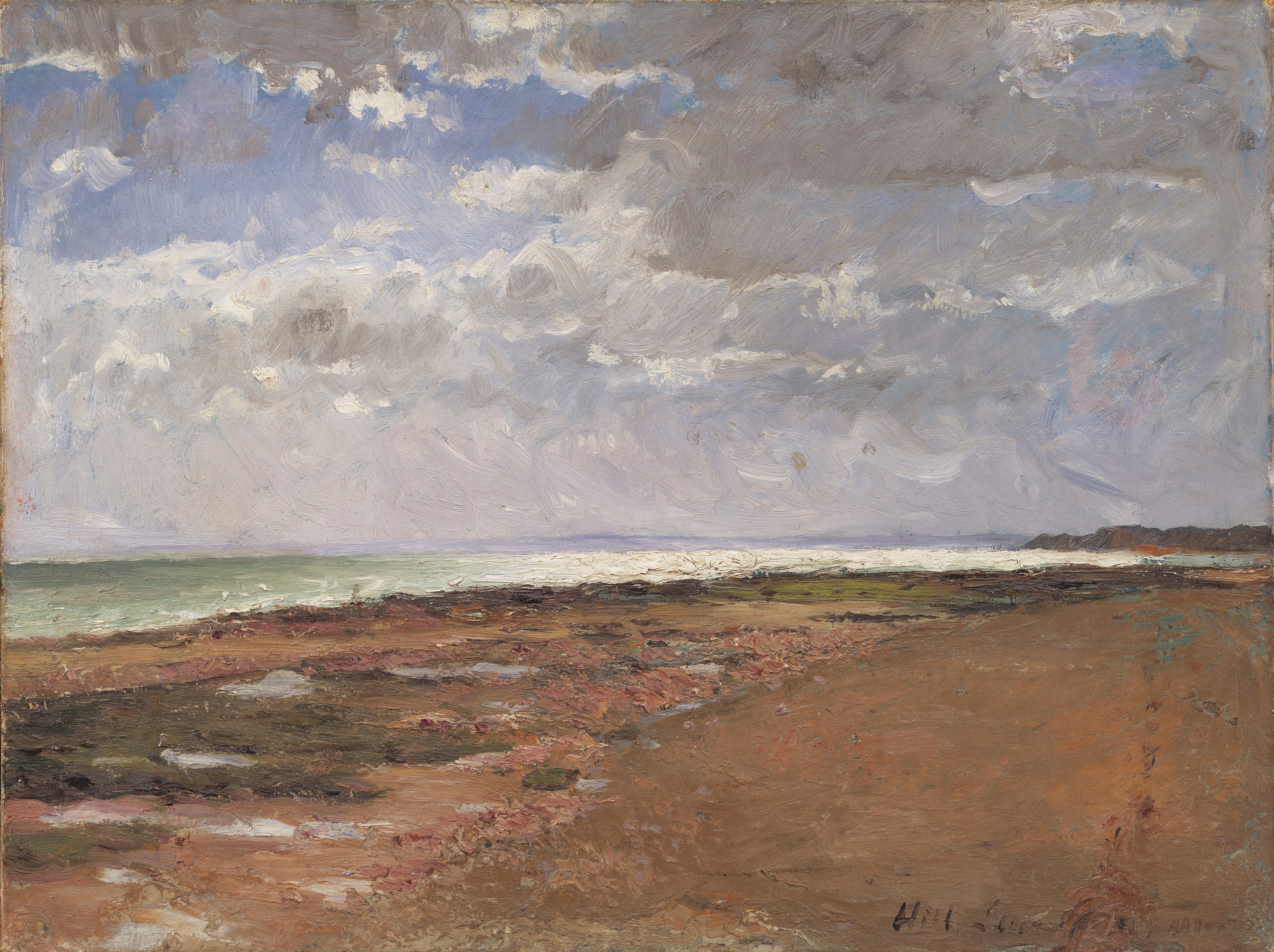 The Beach at Luc by Carl Fredrik Hill