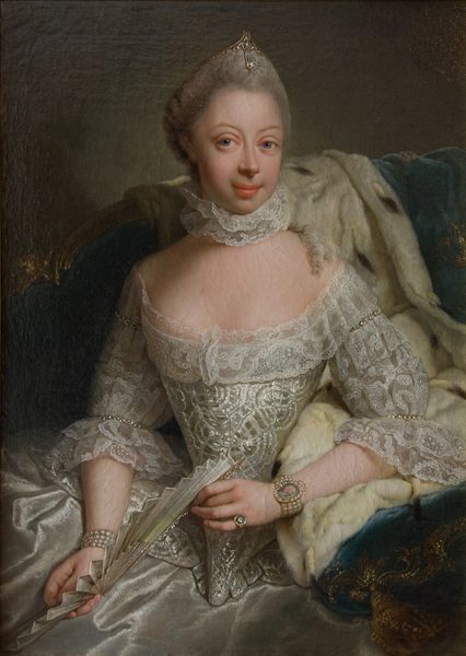 Sofia Charlotta, 1744-1818, prinsessa av Mecklenburg-Strelitz, drottning av England by Georg David Matthieu