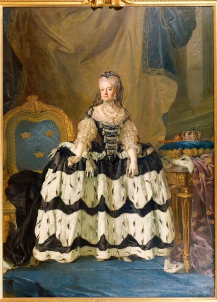 The Dowager Queen Lovisa Ulrika of Sweden by Lorens Pasch the Younger