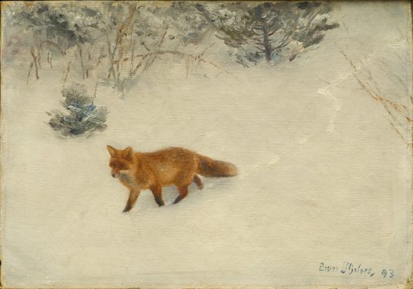The Fox by Bruno Liljefors