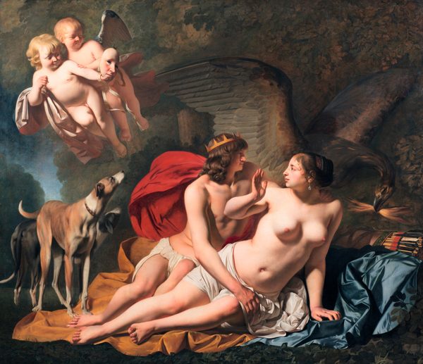 Jupiter and Callisto by Caesar van Everdingen