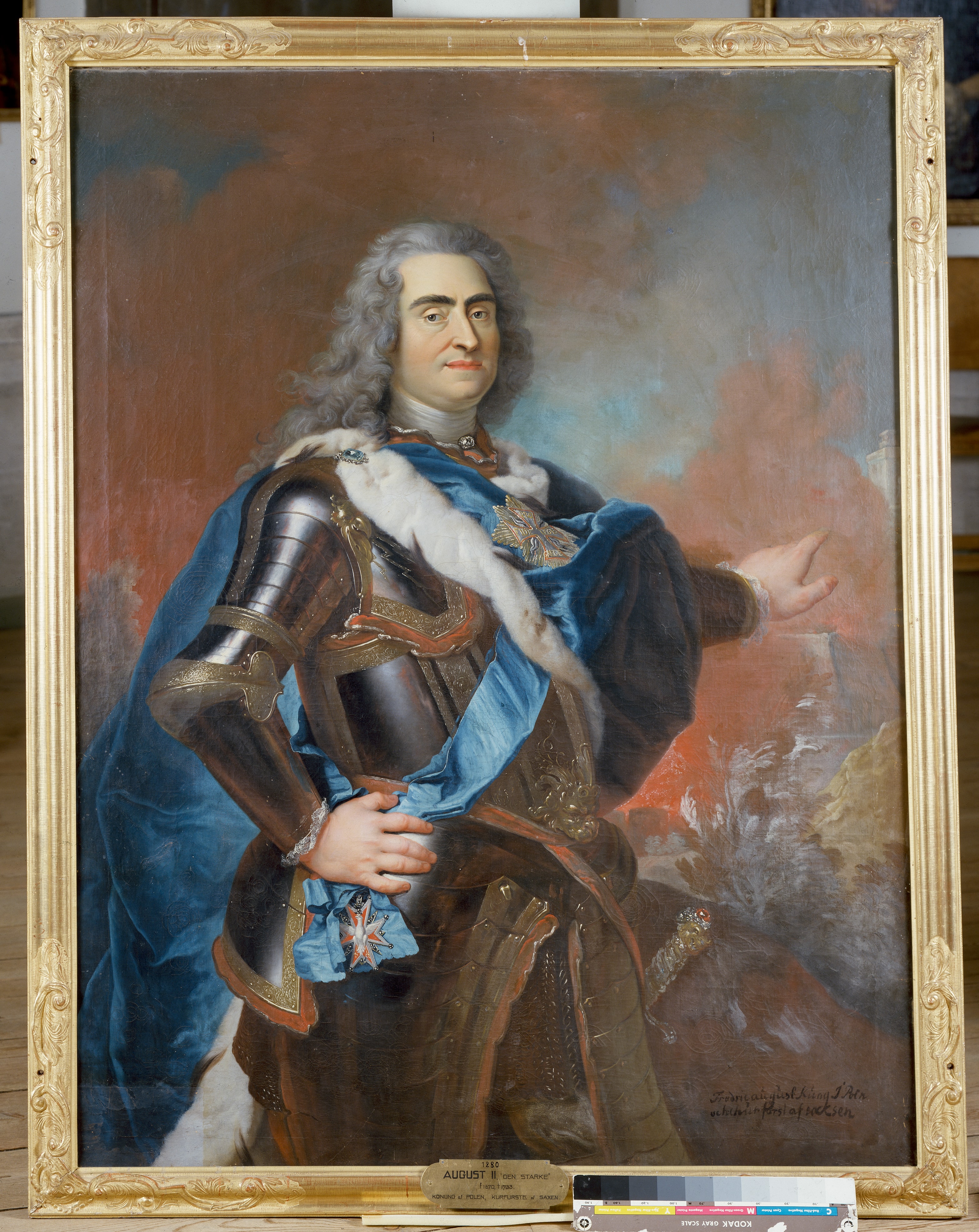 August II the Strong, 1670-1733, elector of Saxony, king of Poland by Louis de Silvestre