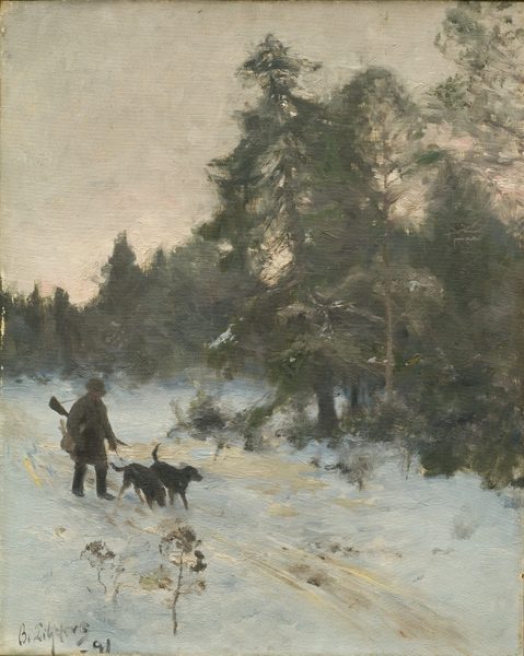 The Hunter by Bruno Liljefors