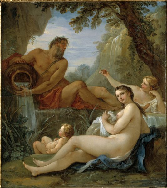 A River and a Fountain Nymph by Charles-Joseph Natoire