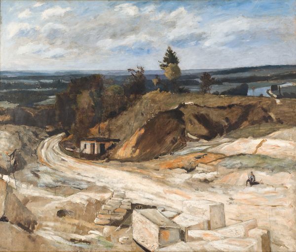 Stonequarry by the River Oise II by Carl Fredrik Hill