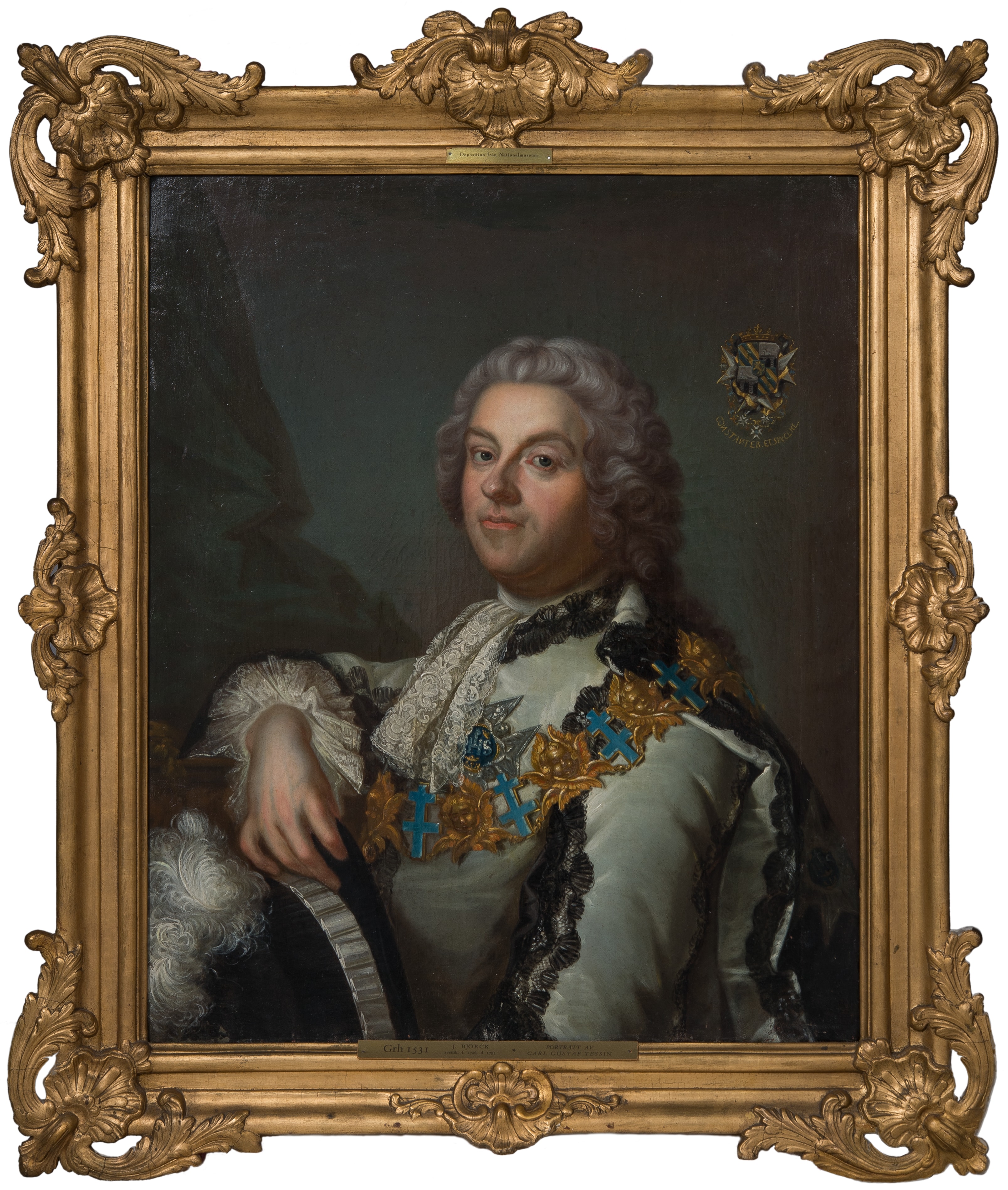 Carl Gustaf Tessin, 1695-1770 by Jakob Björck