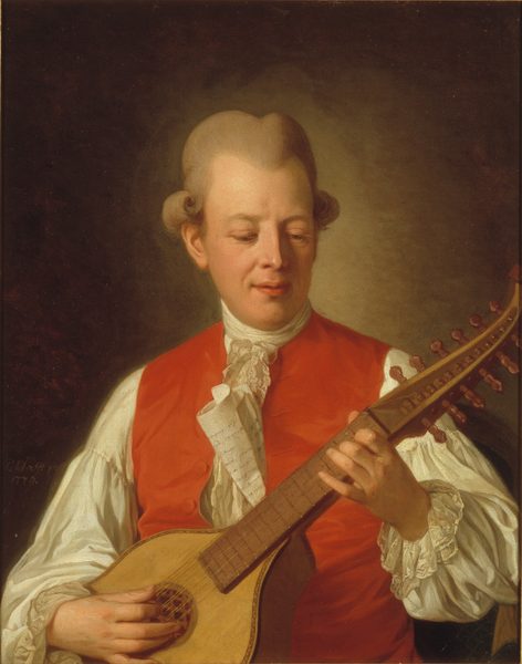 Carl Michael Bellman, 1740-1795, skald by Per Krafft the Elder