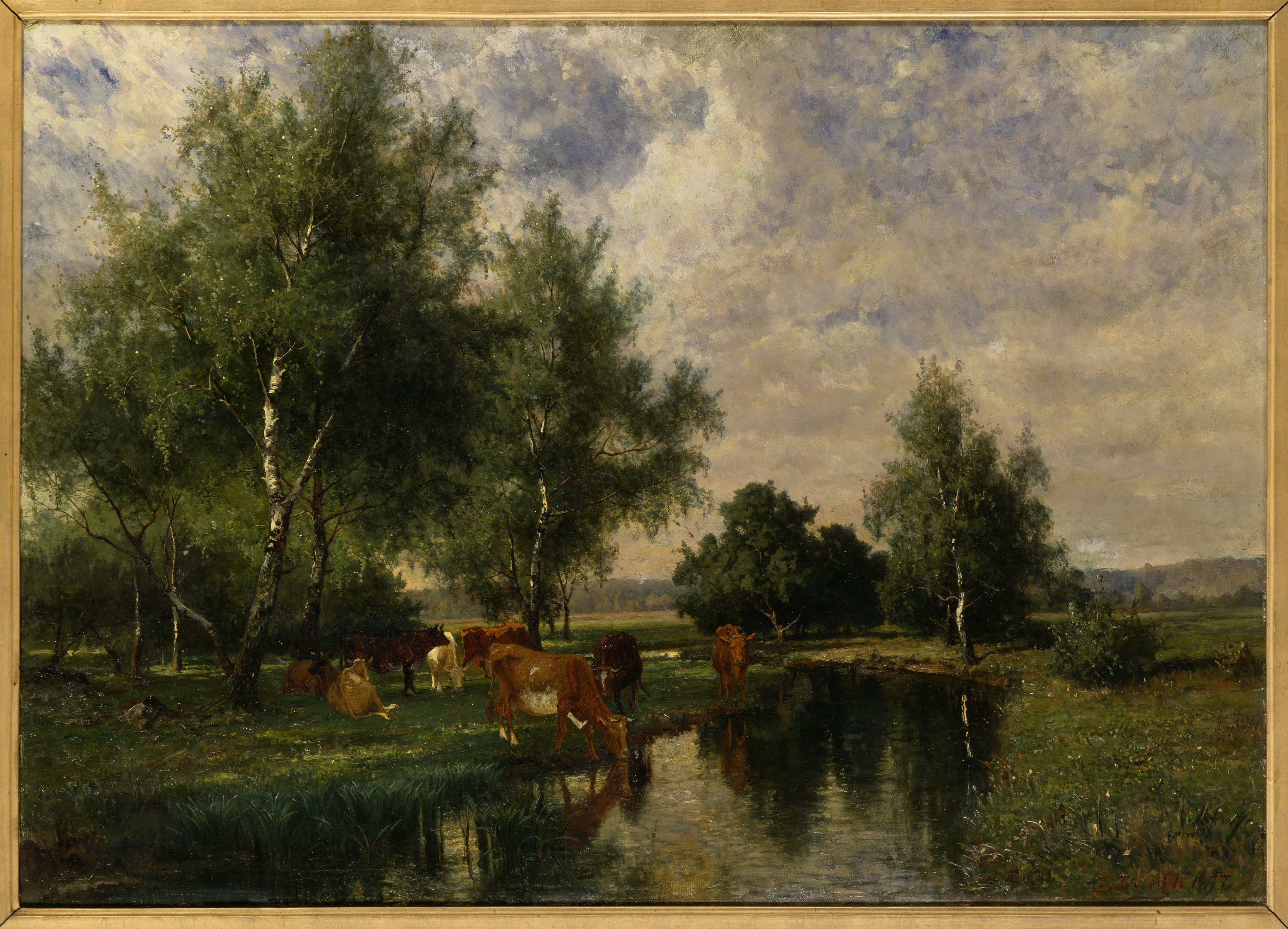 Summer Landscape in Blekinge by Edvard Bergh