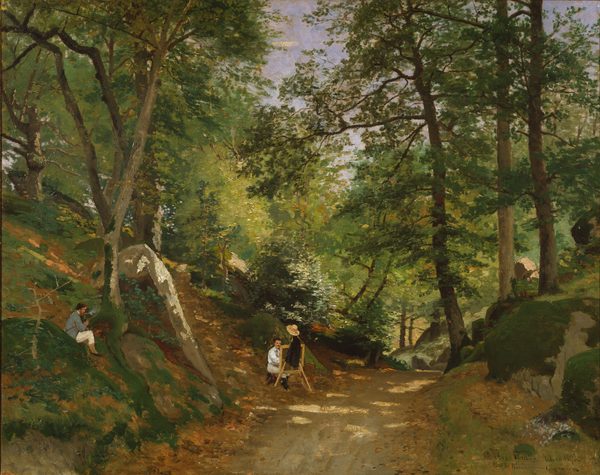Summer Landscape near Fontainebleau by Oskar Emil Törnå