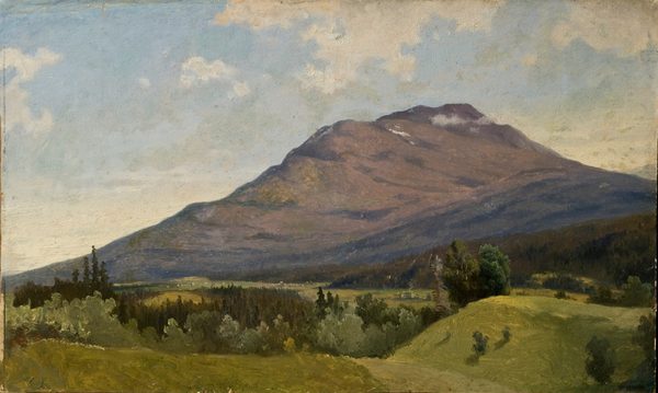 Summer Landscape with Mountain by Gustaf Wilhelm Palm
