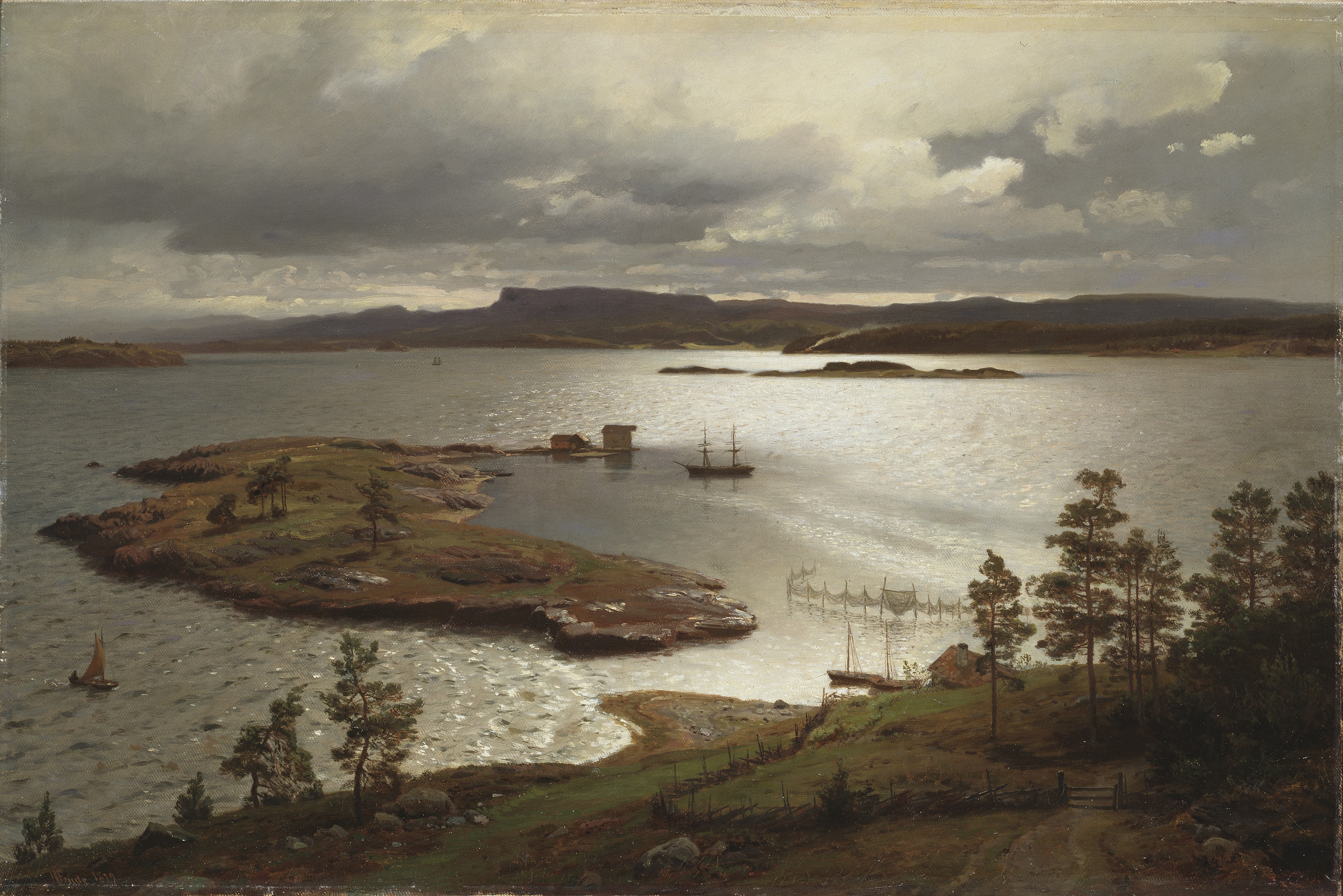 The Sandvik Fiord by Hans Gude