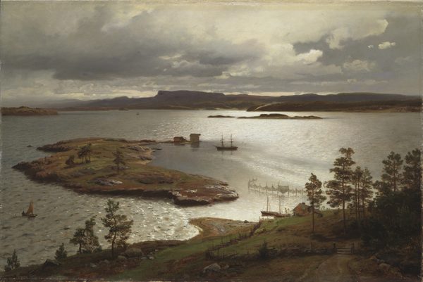 The Sandvik Fiord by Hans Gude
