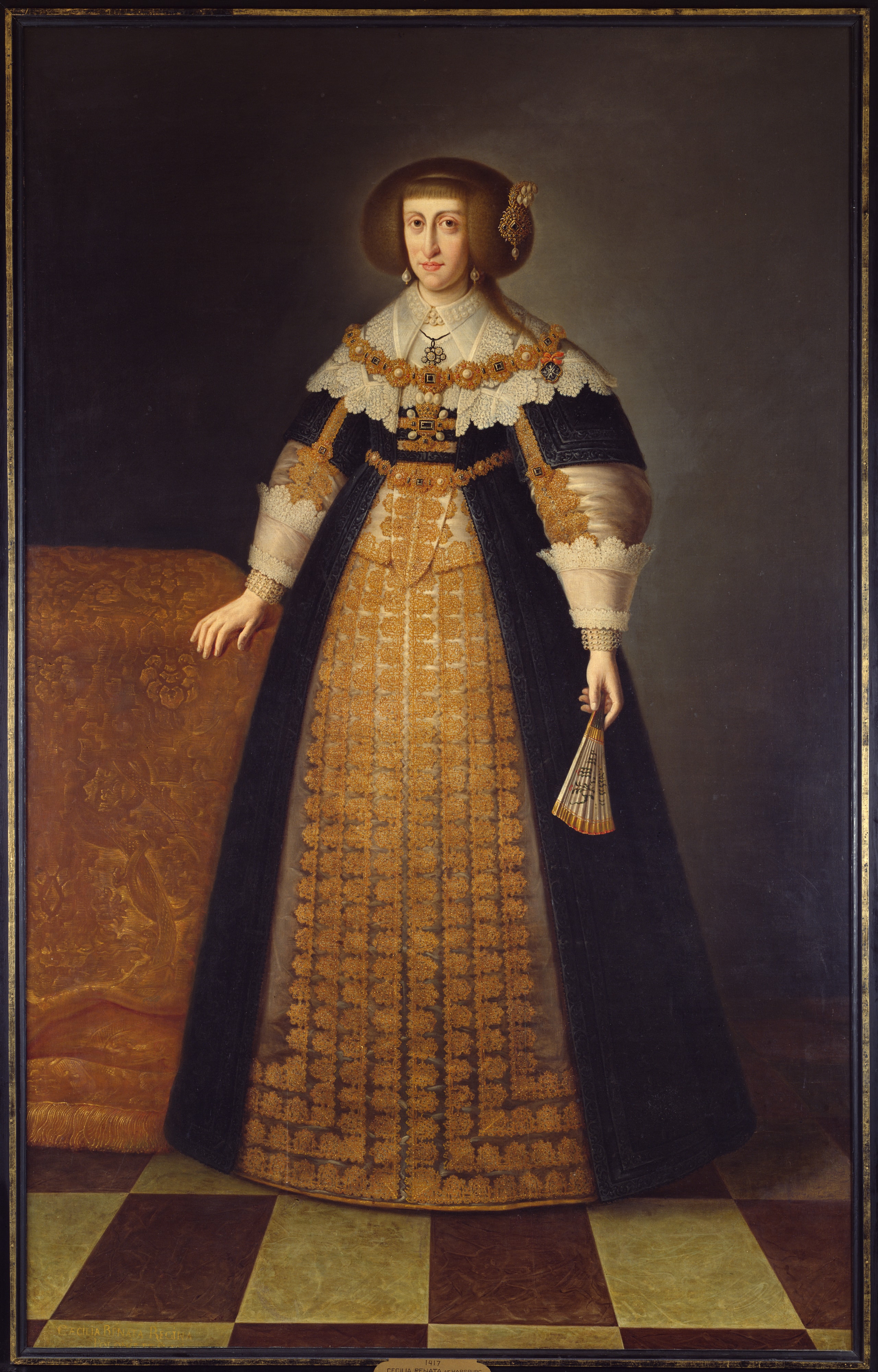Cecilia Renata (1611-1644), Archduchess of Austria, Queen of Poland by Peter Danckerts de Rij