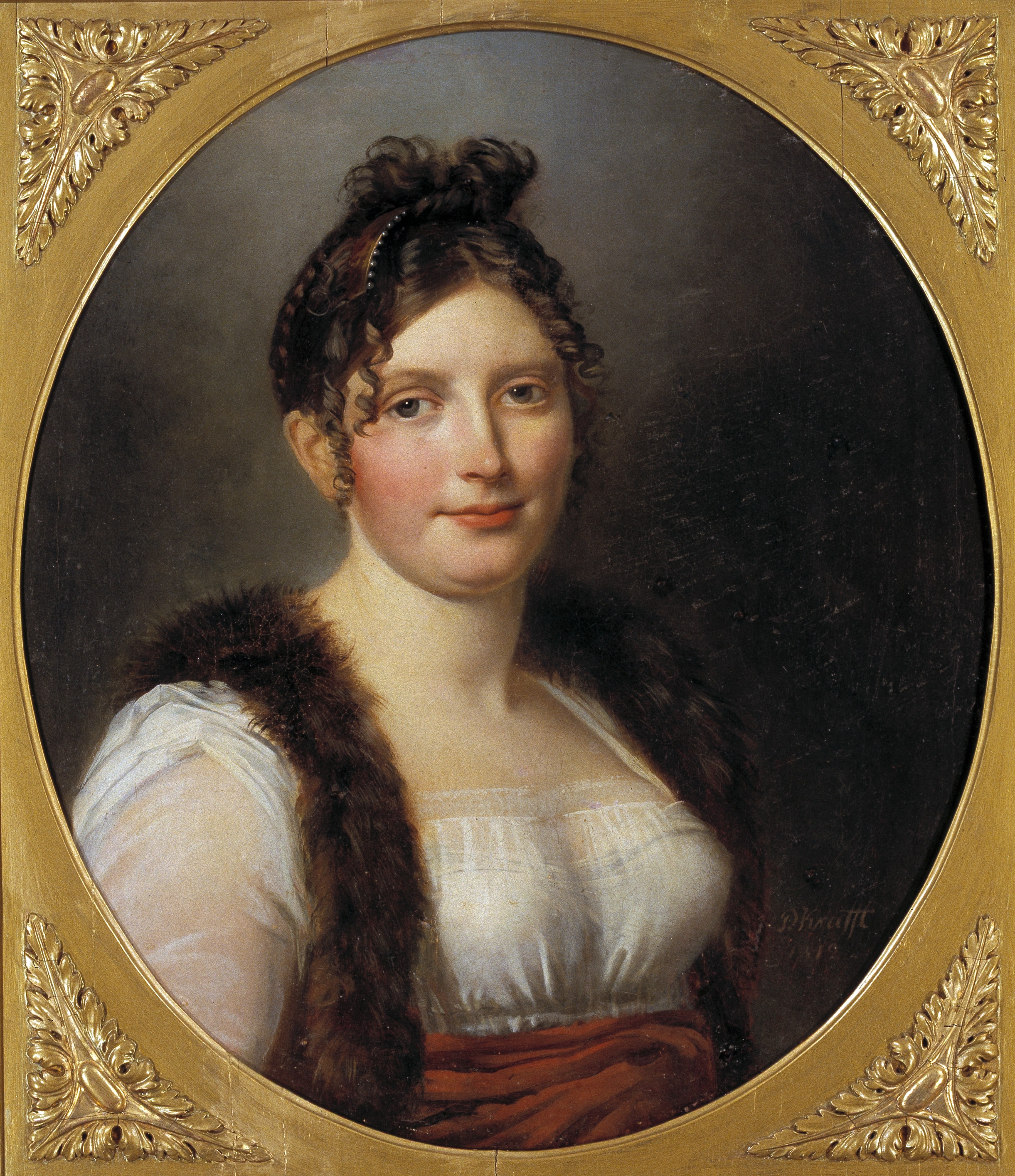 Catharina Charlotta Bågh (1777-1816), gift med friherre Pehr Erik Skjöldebrand by Per Krafft the Younger