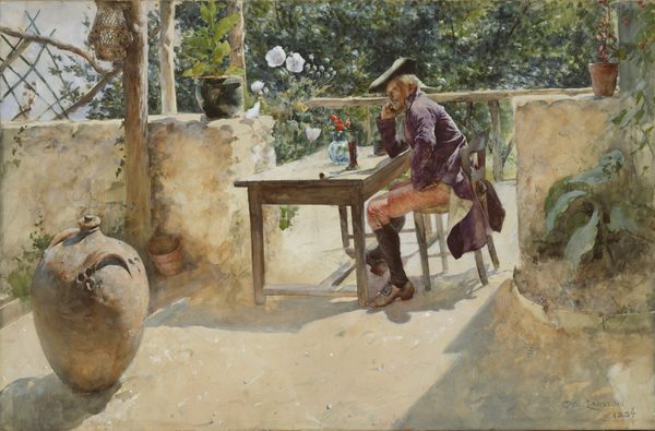 The Vine by Carl Larsson