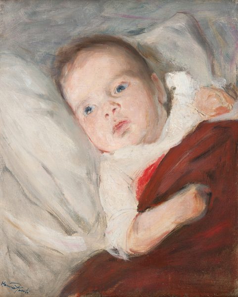 Sonen Göran, 3 månader, upptäcker ljuslågan för första gången by Hanna Hirsch-Pauli