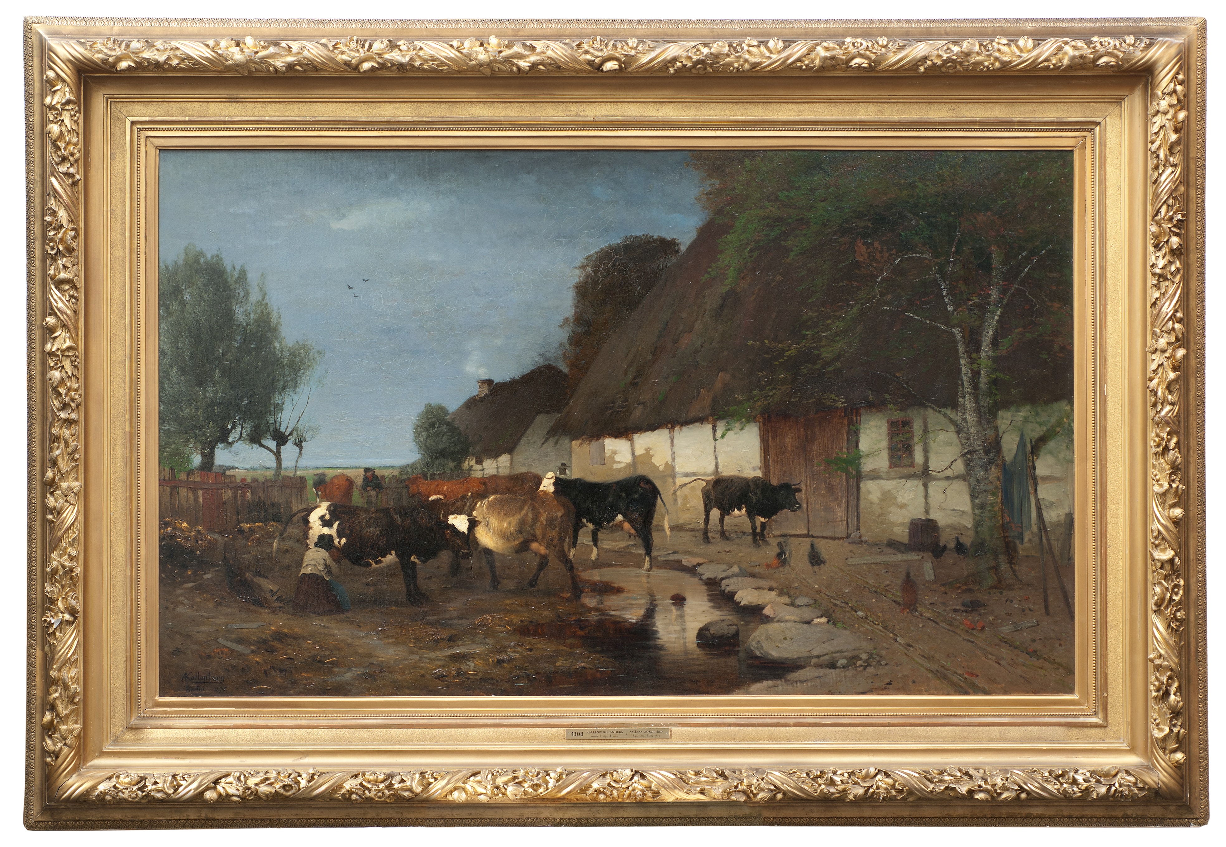 Farmstead in Skåne by Anders Hansson Kallenberg