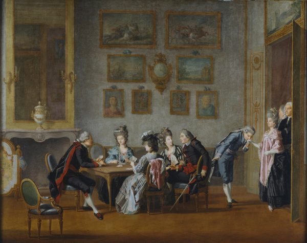 Card-Party in the Home of Elis Schröderheim by Pehr Hilleström