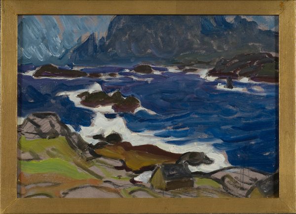 Study during a Storm. From Lofoten by Anna Boberg