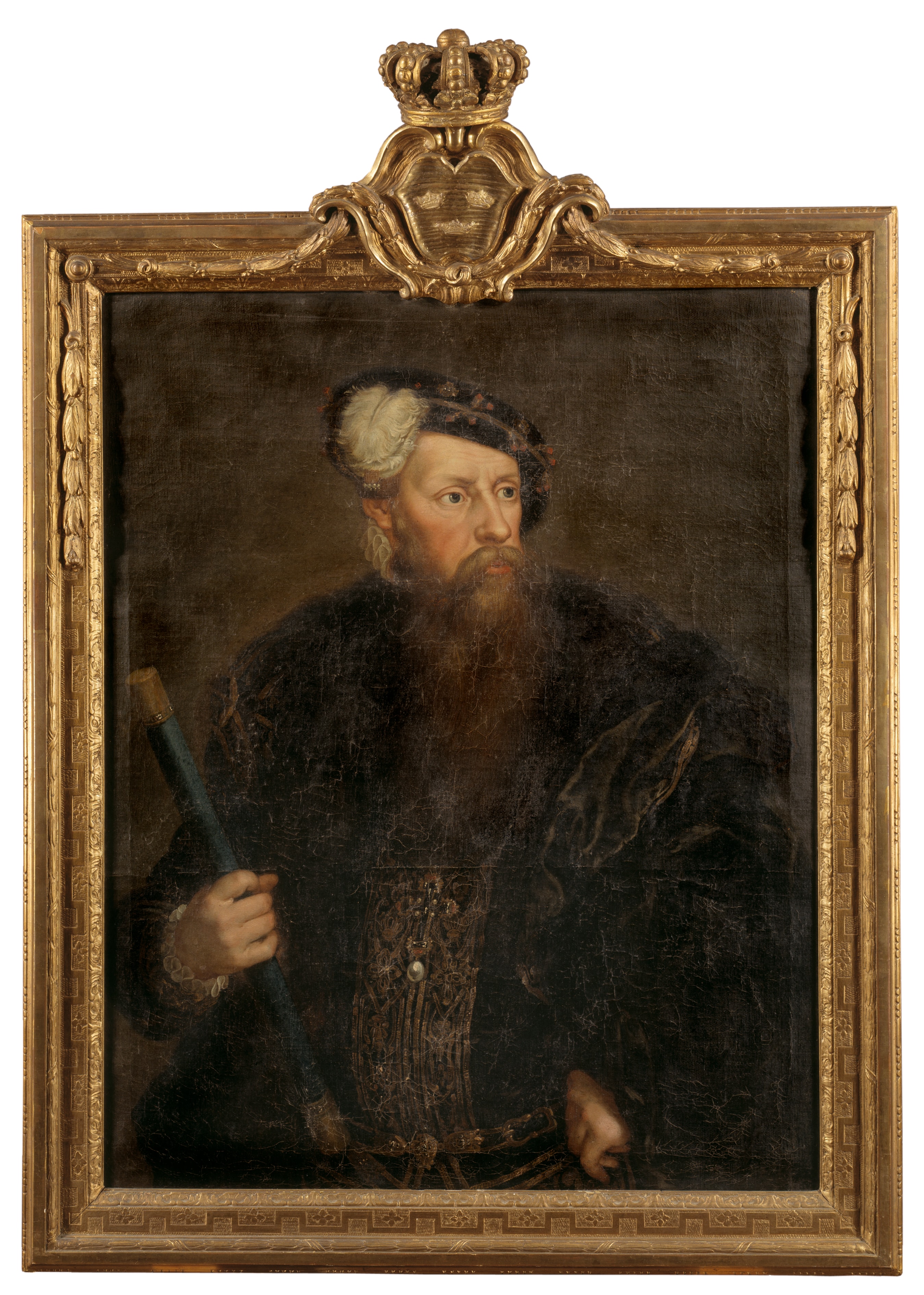 Gustav Vasa (1496-1560), kung av Sverige by Lorens Pasch the Younger