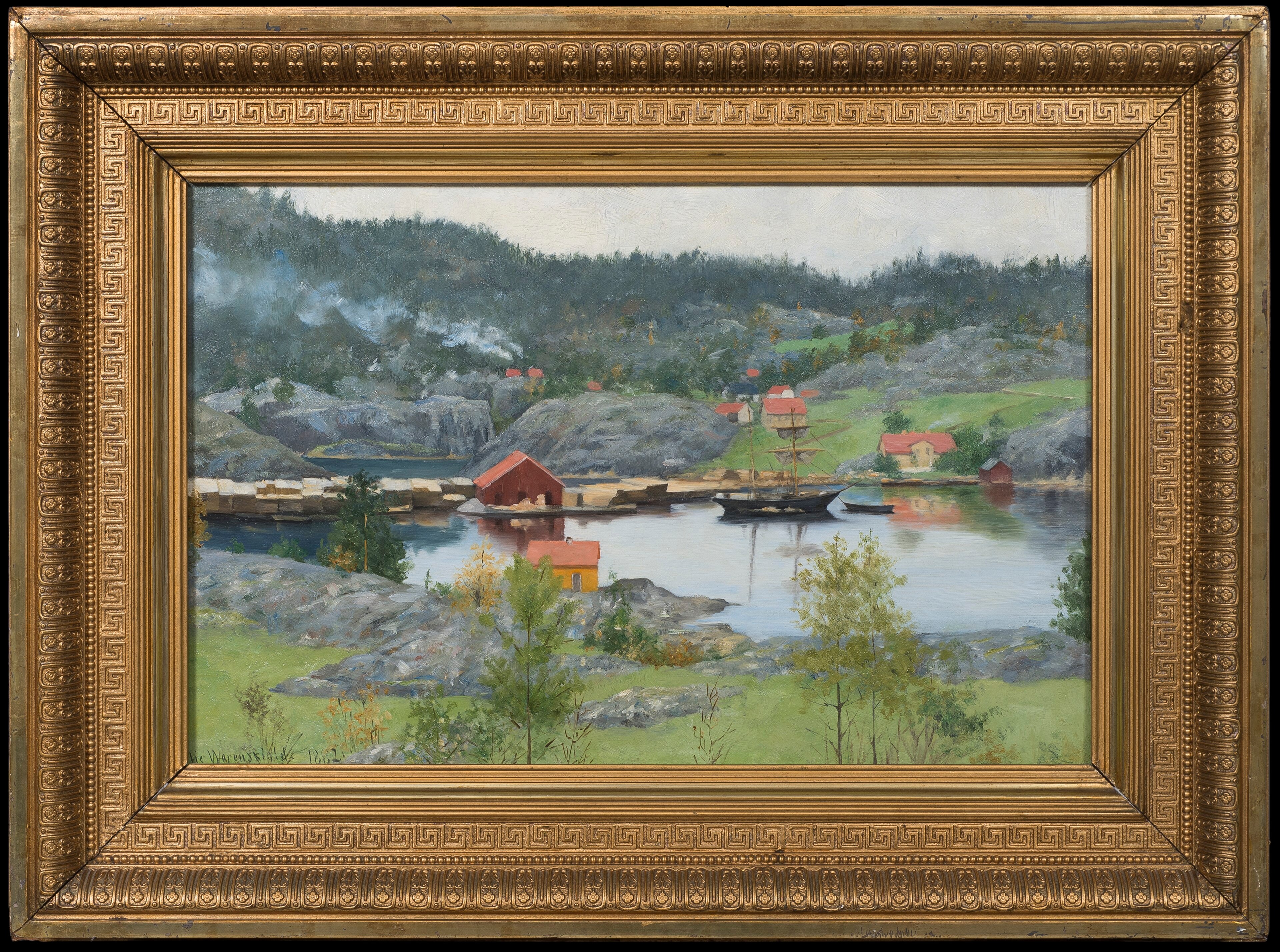 Fiord Landscape by Sofie Werenskiold