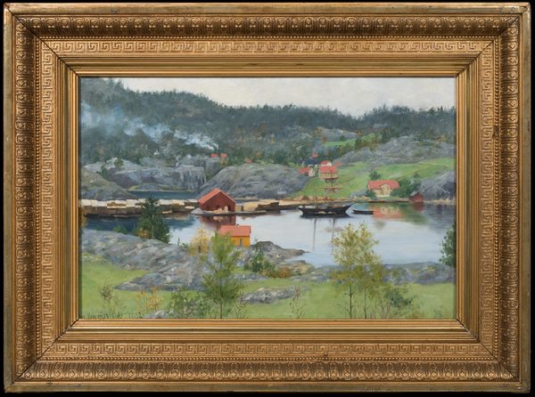 Fiord Landscape by Sofie Werenskiold