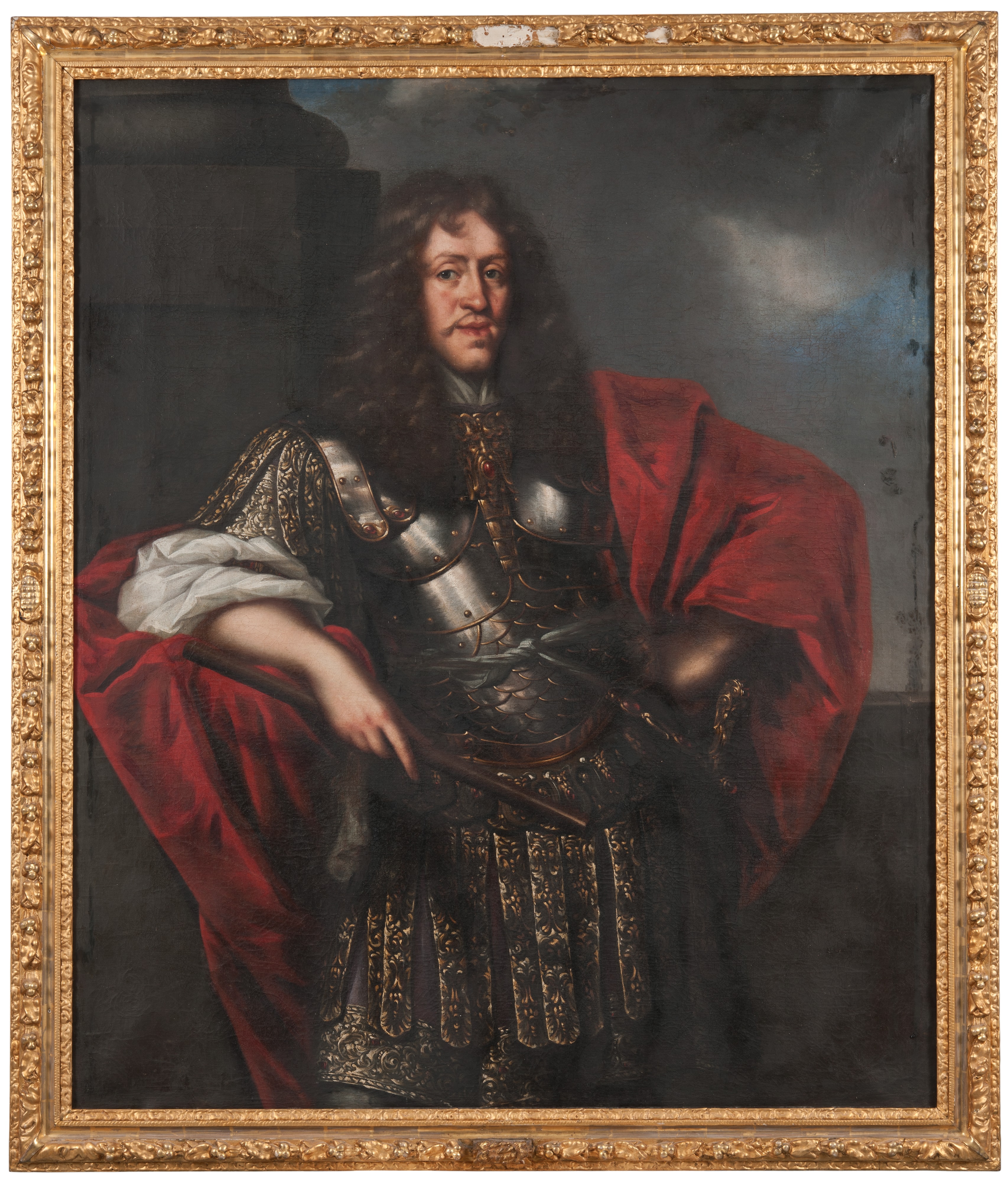 Adolf Johan t.e. (1629-1689), count palatine of Zweibrücken, duke of Stegeborg married to 1. Elsa Beata Brahe, 2. Elsa Elizabet Brahe by David Klöcker Ehrenstrahl