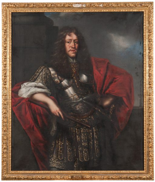 Adolf Johan t.e. (1629-1689), count palatine of Zweibrücken, duke of Stegeborg married to 1. Elsa Beata Brahe, 2. Elsa Elizabet Brahe by David Klöcker Ehrenstrahl