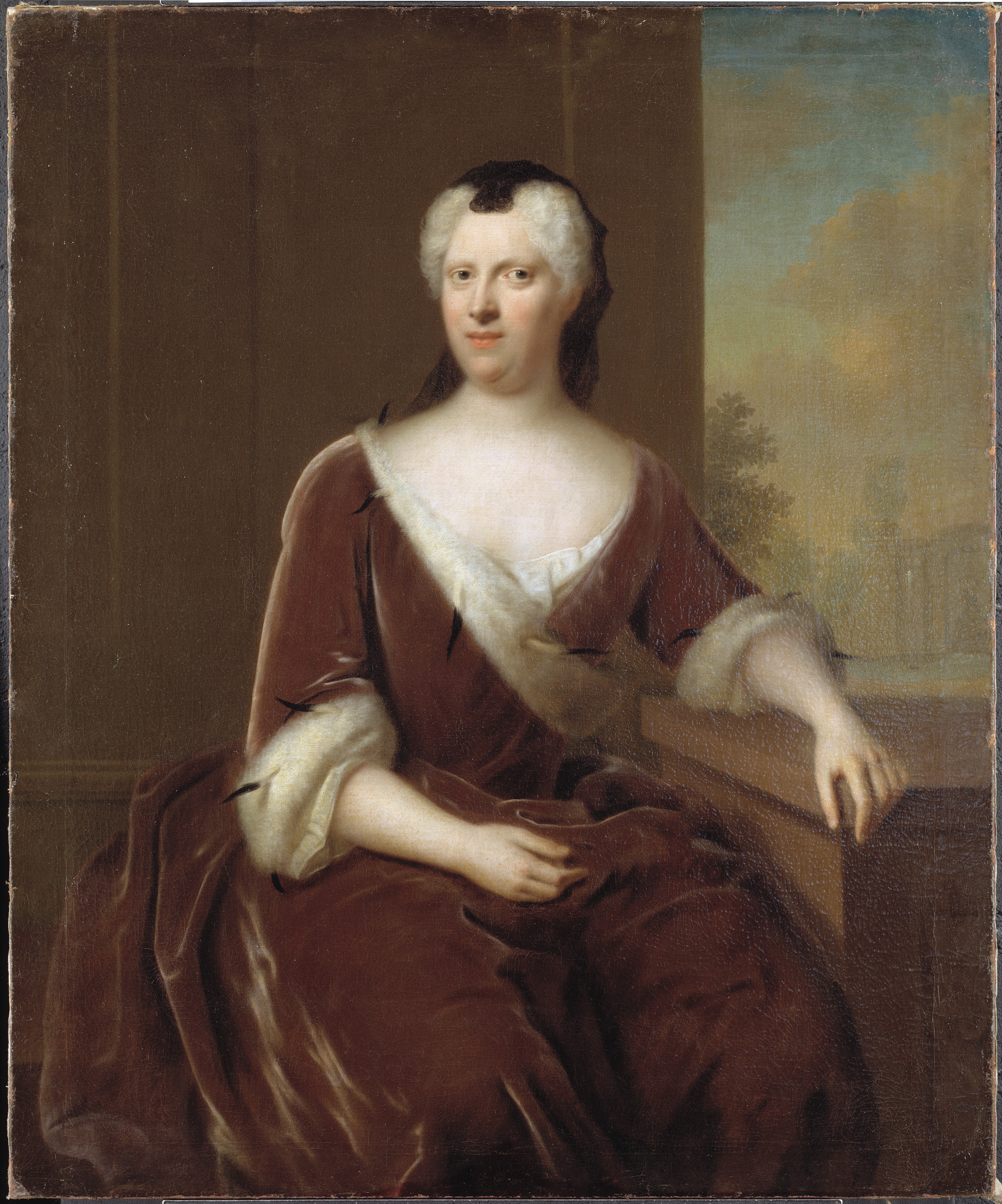 Fredrika Albertina, 1682-1755, hertiginna by Balthasar Denner