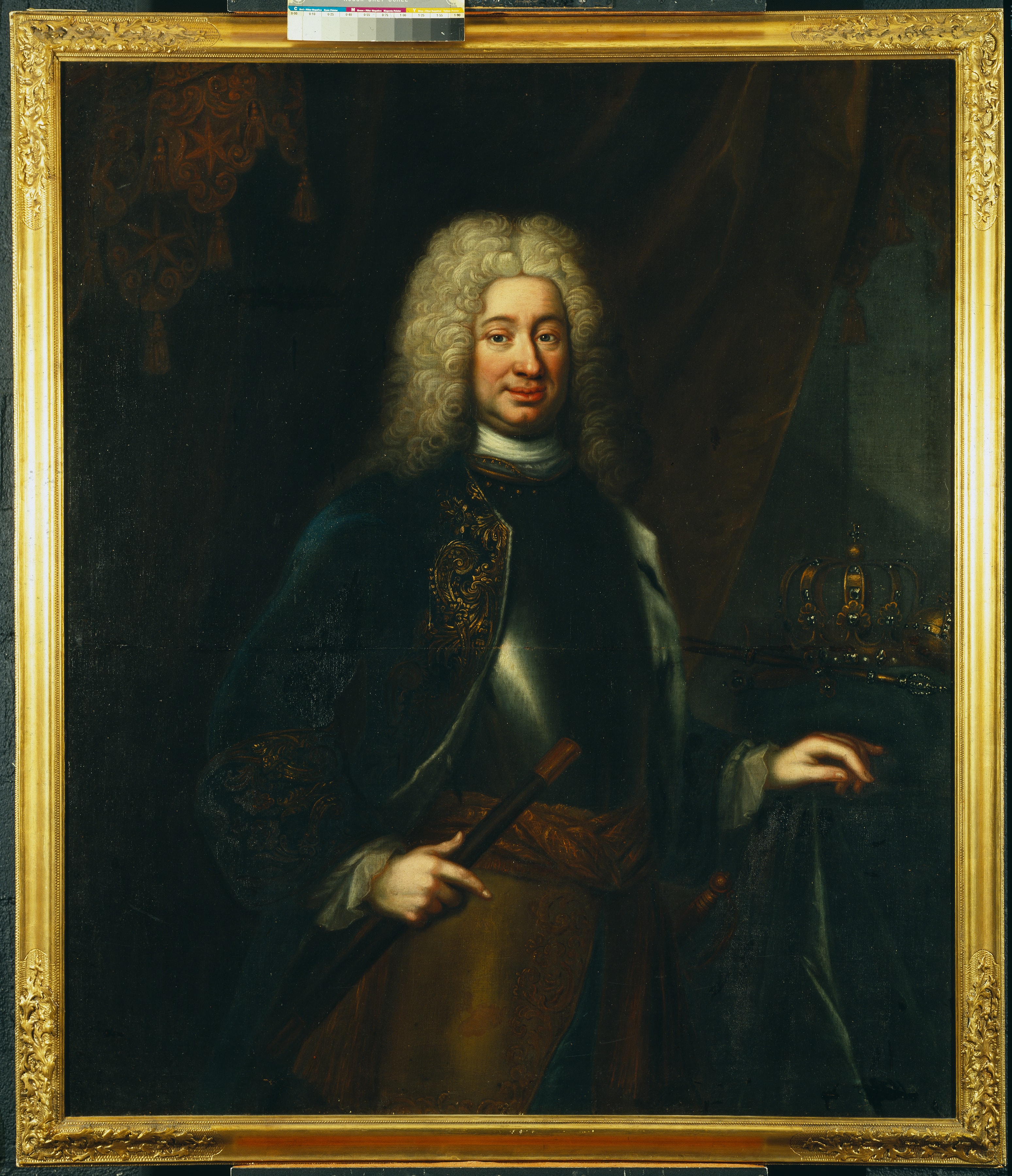 Fredrik I, 1676-1751, konung av Sverige lantgreve av Hessen-Kassel by Martin van Meytens