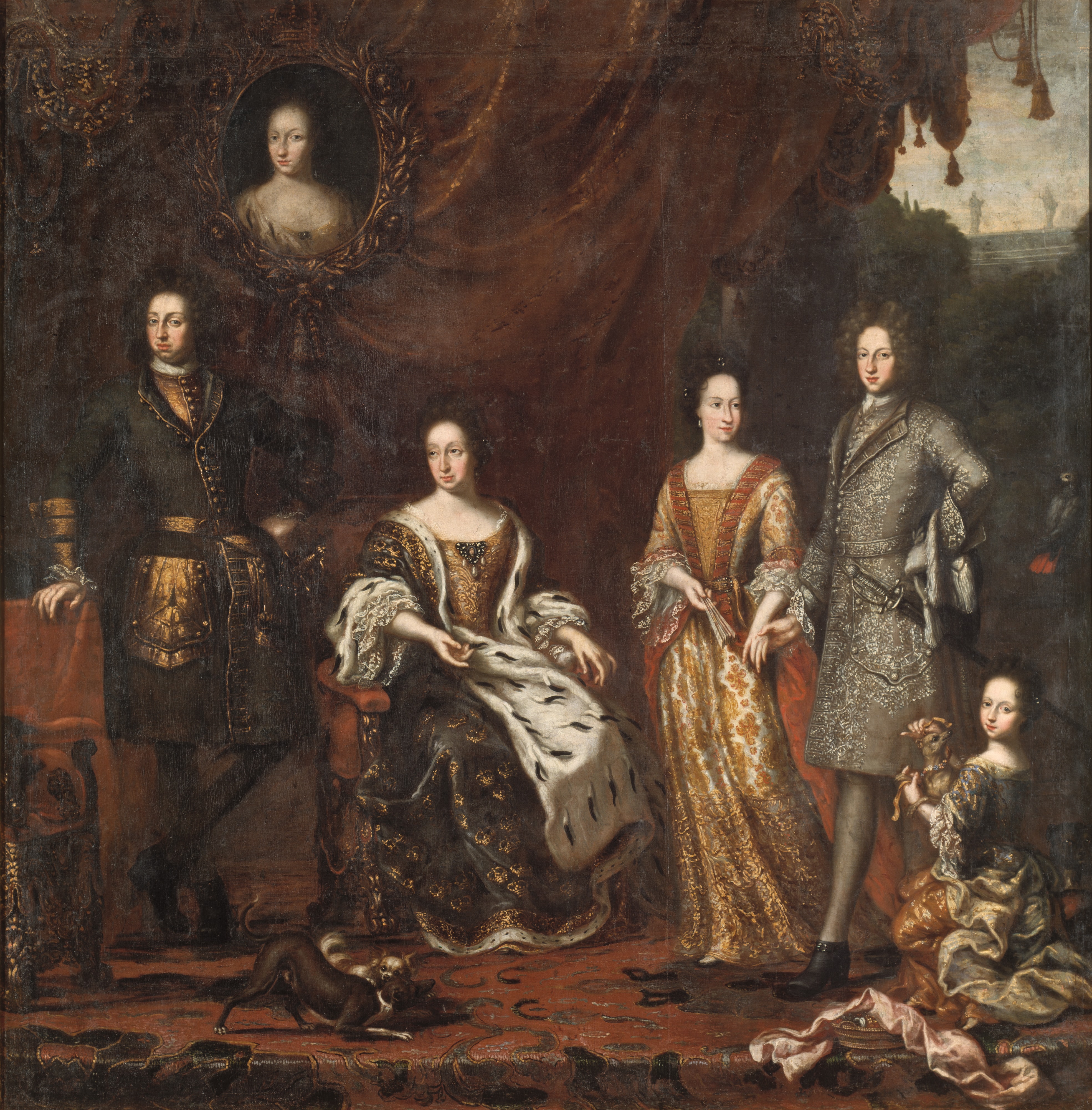 Karl XI konung av Sverige med familj by David Klöcker Ehrenstrahl