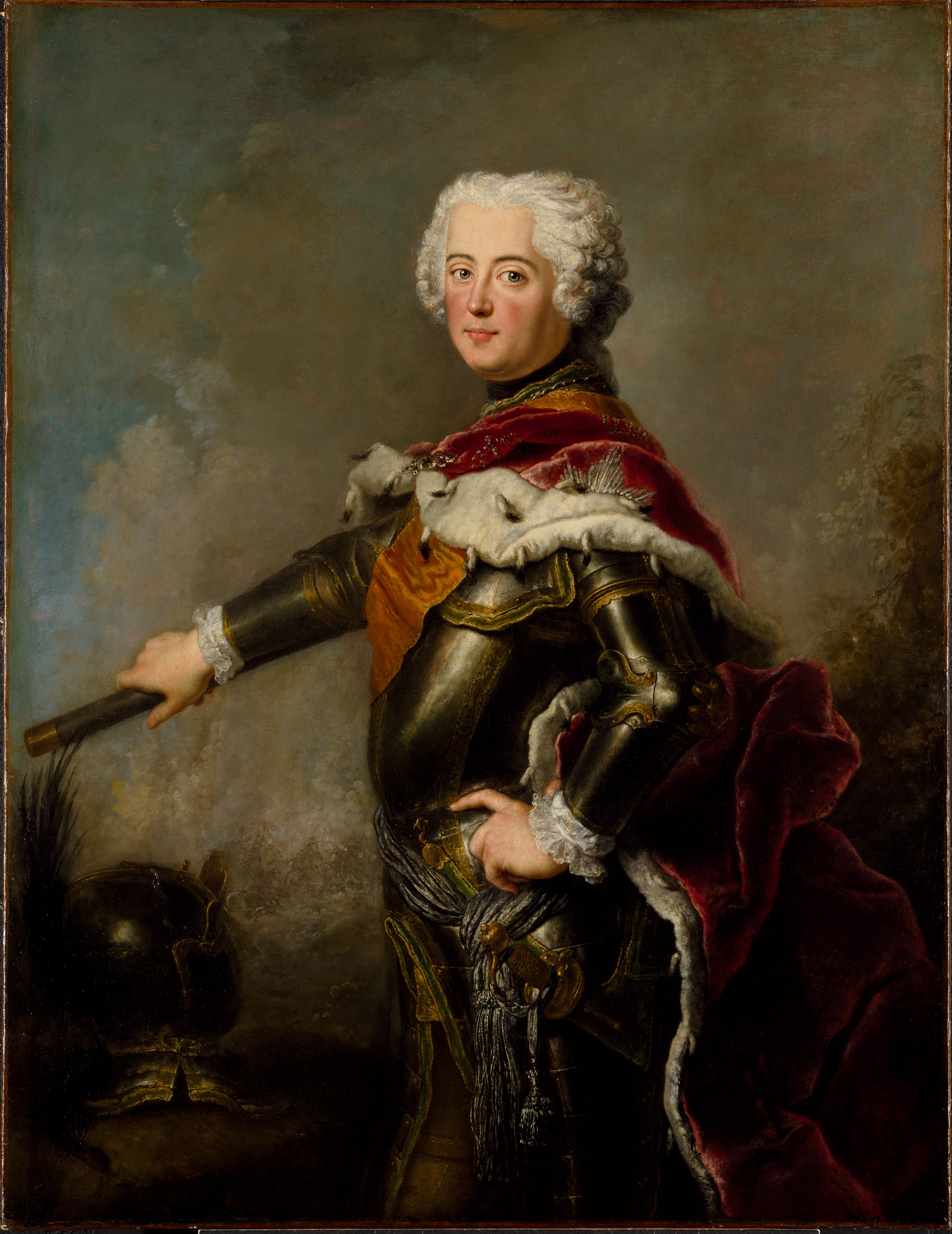 Portrait of Frederick II of Prussia (1712-1786) by Antoine Pesne