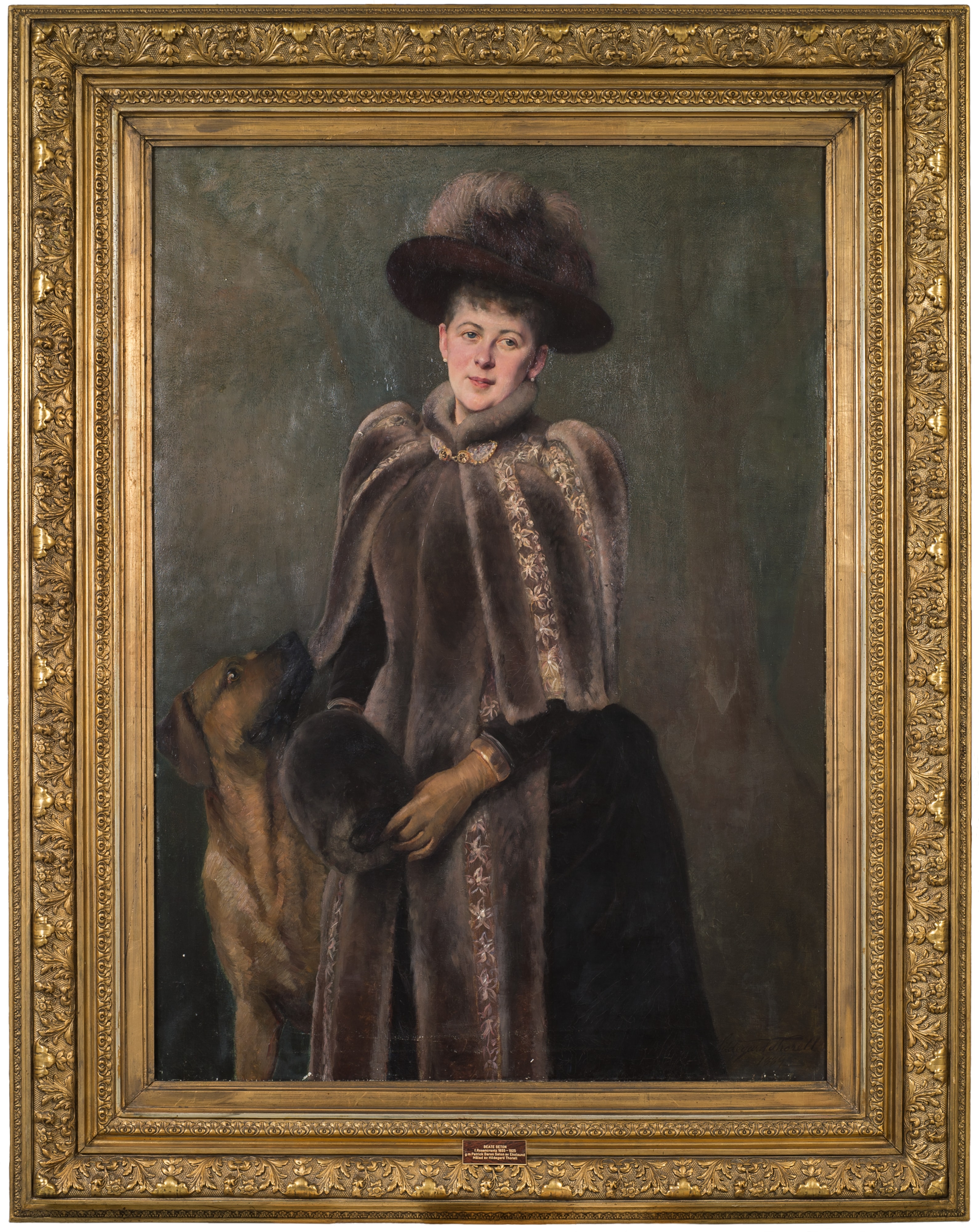 Beate Rosencrantz (1855-1925), g.m. Patrick Baron Seton by Hildegard Thorell