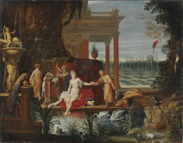 Bathseba in the Bath Receiving the Letter from King David by Jan Brueghel the Elder