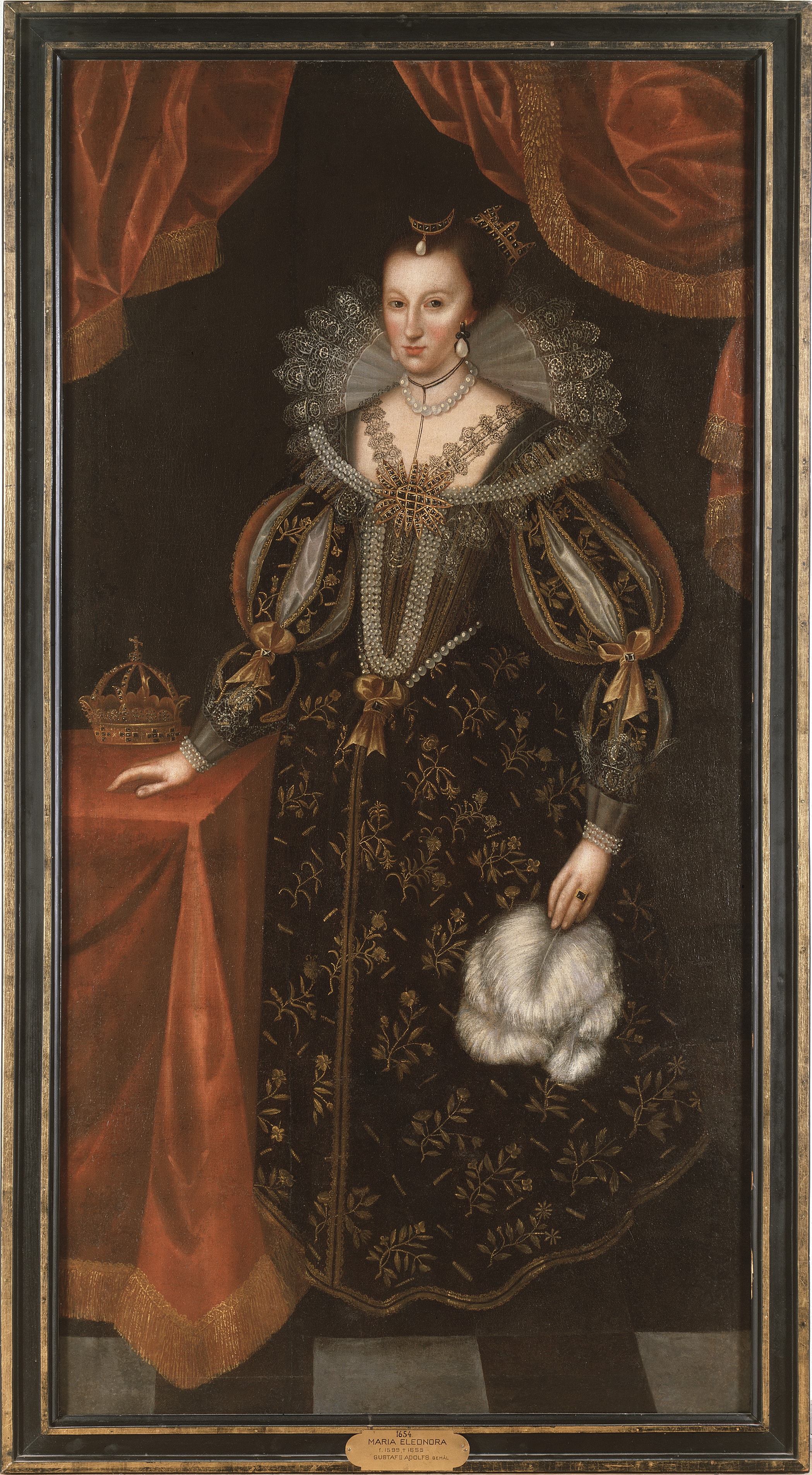 Maria Eleonora, 1599-1655, drottning av Sverige by Unidentified painter