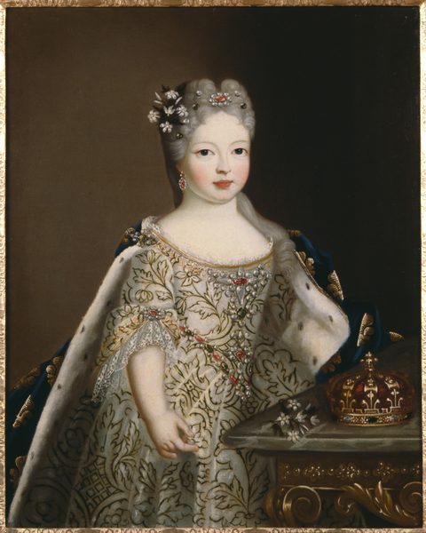 Portrait of Maria Anna Viktoria, 1718-1781 by Pierre Gobert