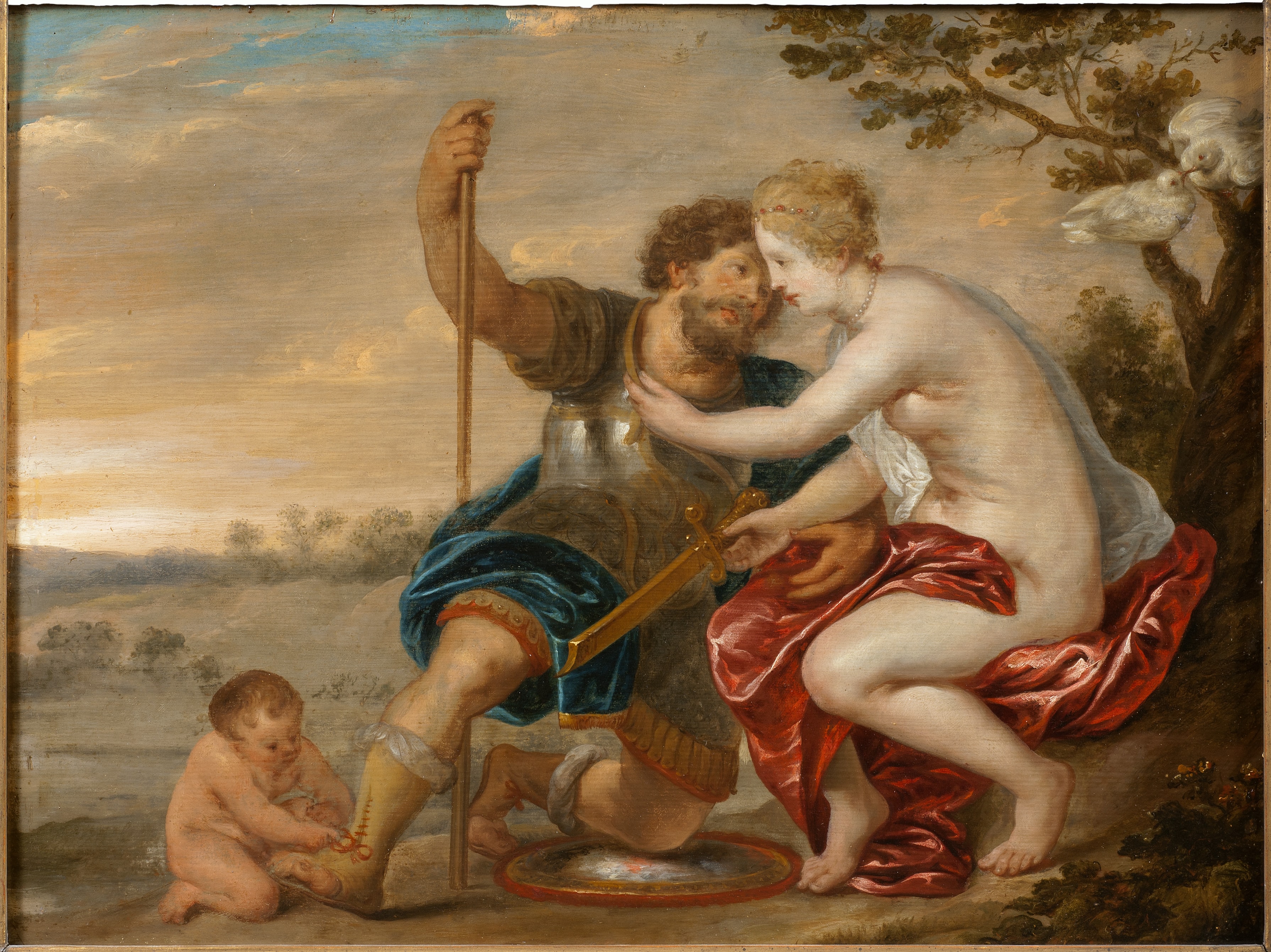 Mars, Venus and Cupid by Peter Paul Rubens